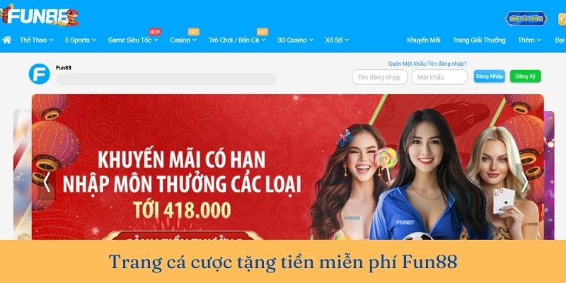 Nhà cái tặng tiền miễn phí